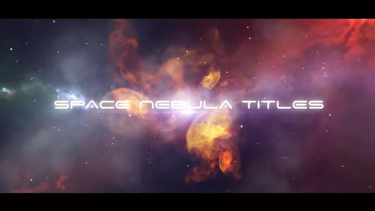 太空星云标题素材库精选AE模板
