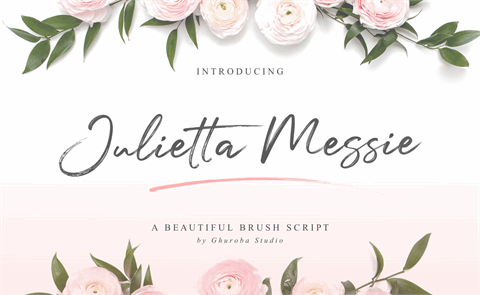 Julietta Messie Demo font素材之家精选英文字体