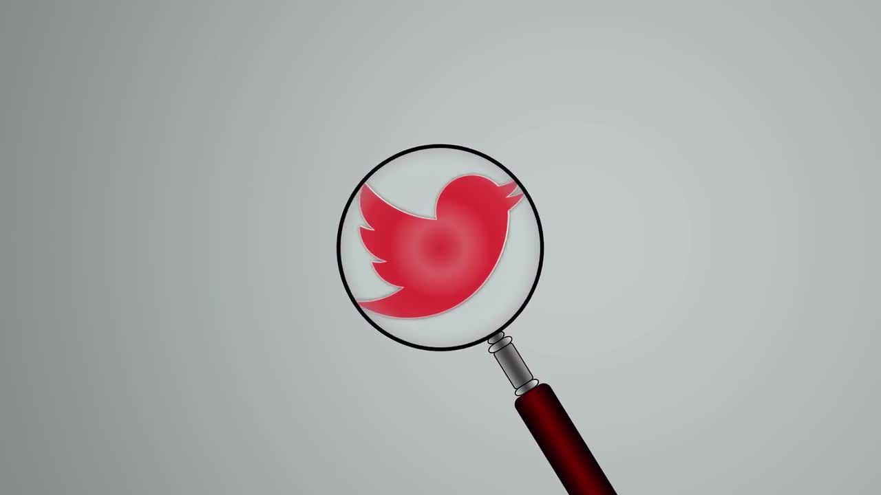 放大镜徽标显示素材库精选AE模板