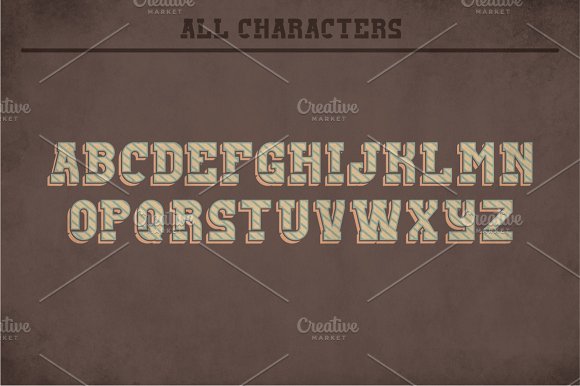 Spaceship Vintage Label Typeface插图1