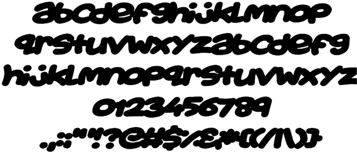 Toon Balloon font插图2