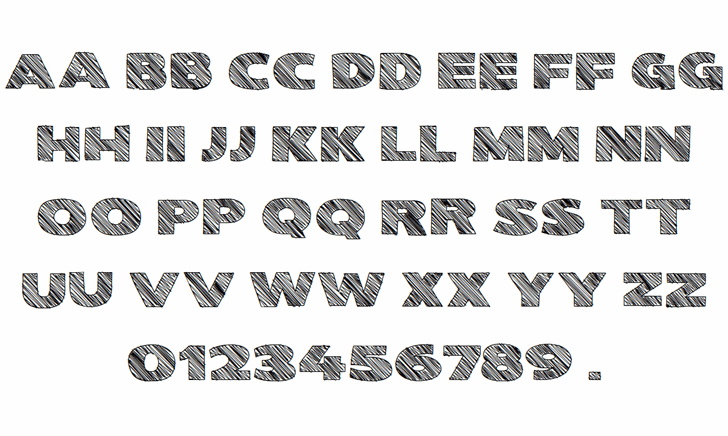 Kwixter Sketch font插图4