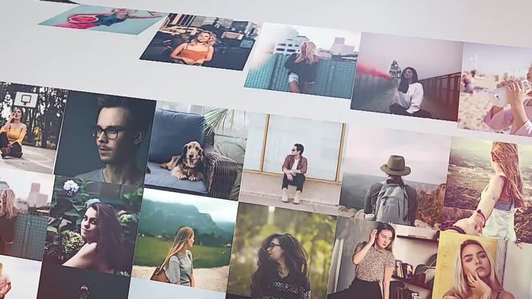 照片网格徽标图文动画素材库网精选fcpx模板