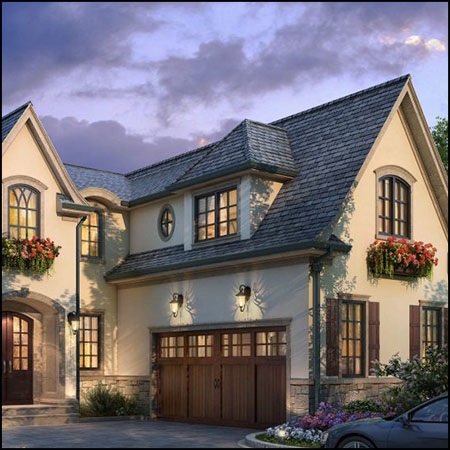 欧式别墅室外场景素材之家精选3D模型