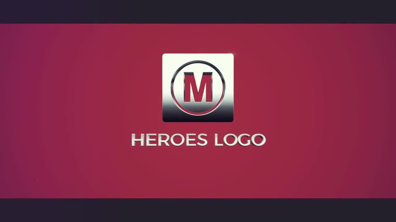 充满能量和动作包装徽标素材库精选AE模板