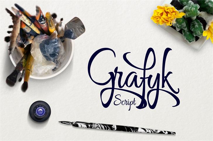 Grafyk font插图