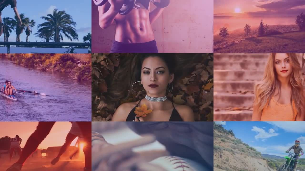 简单设计开场白素材库精选AE模板