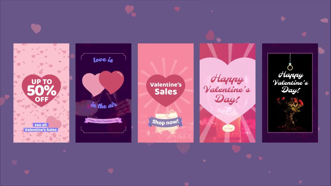 Instagram故事推广介绍素材库精选AE模板