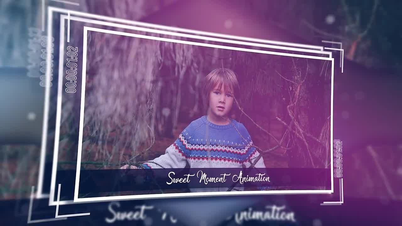 美妙的家庭相册记忆素材库精选AE模板