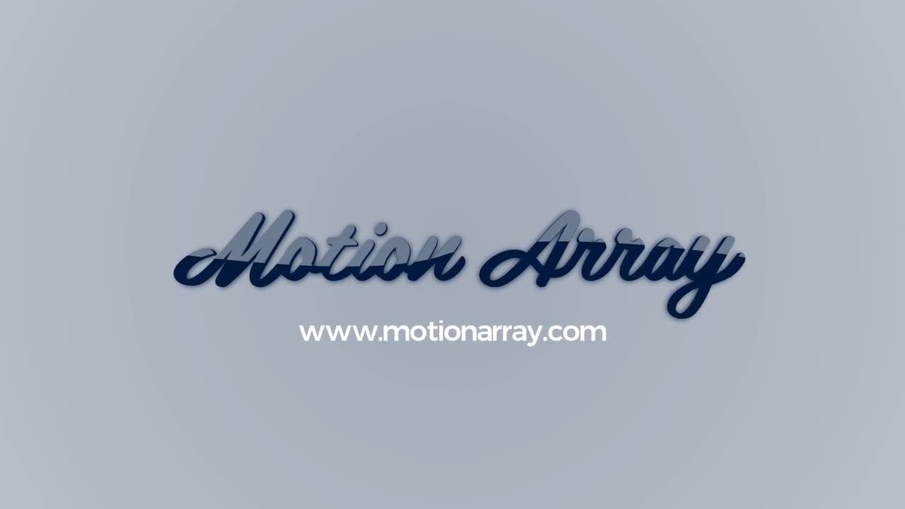 3D简洁精美徽标显示素材库精选AE模板