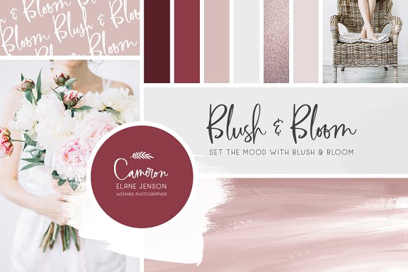 Blush & Bloom Signature Type插图4