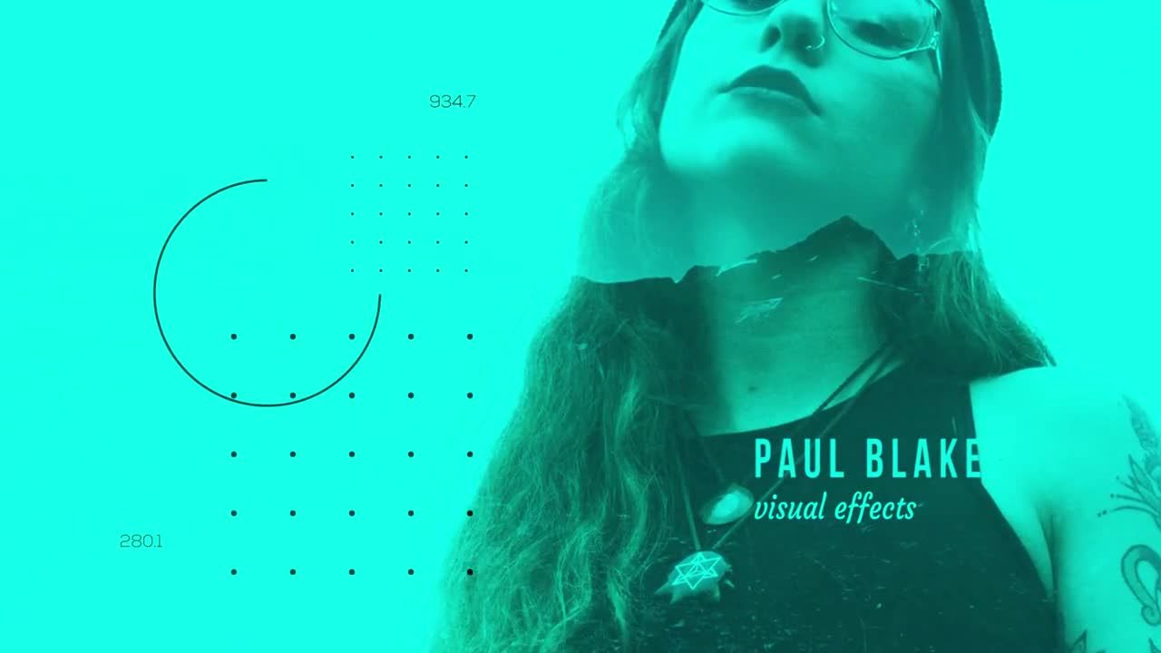 现代双重曝光幻灯片素材库推荐PR模板