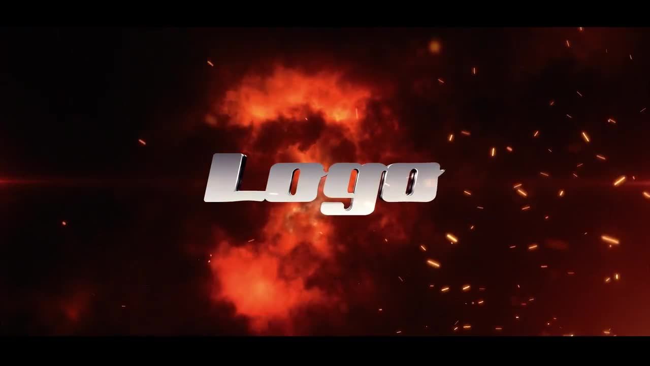 史诗文字标题动画AE模版