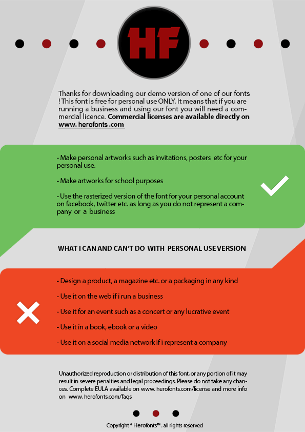 Miralight Demo font插图