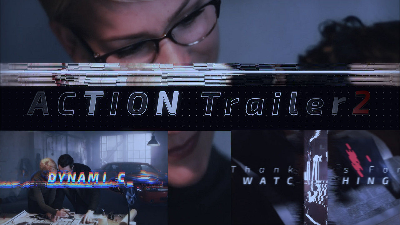 动作电影视频宣传片ae模板