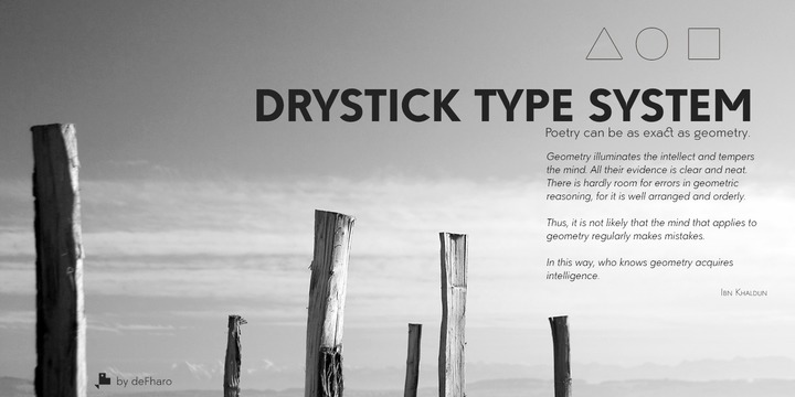 Drystick Geo Grotesk Font Family素材之家精选英文字体