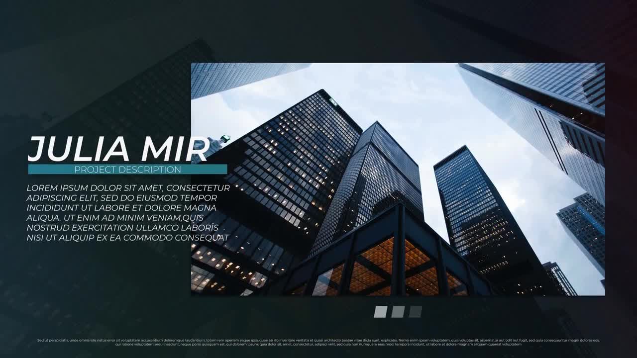 企业幻灯片动画时尚素材库精选AE模板