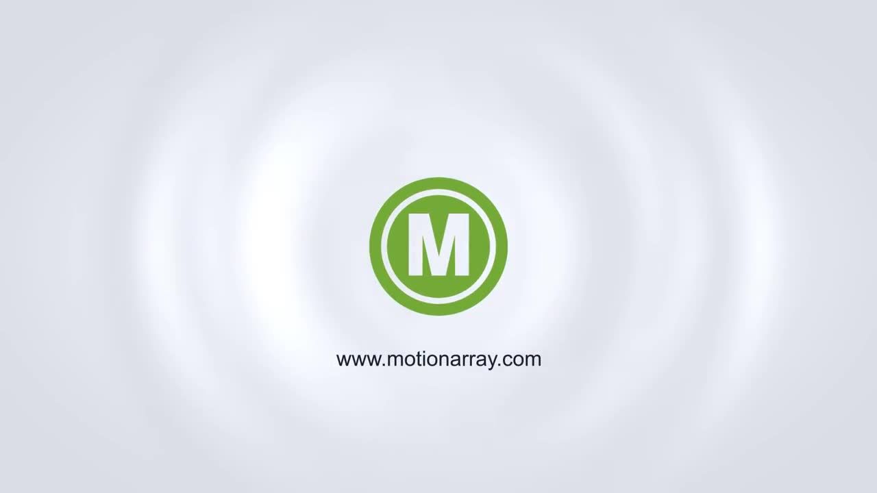 耳放; 波纹徽标显示素材库精选AE模板