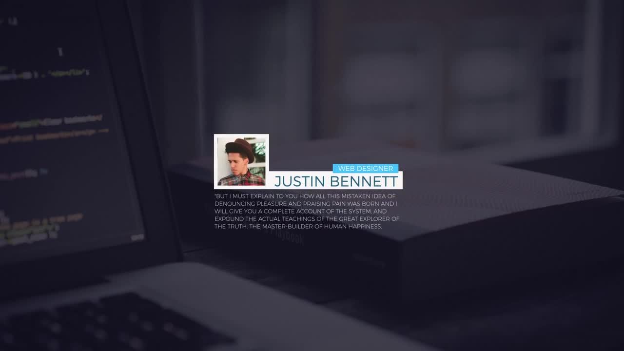 14个新鲜独特的企业名称素材库精选AE模板