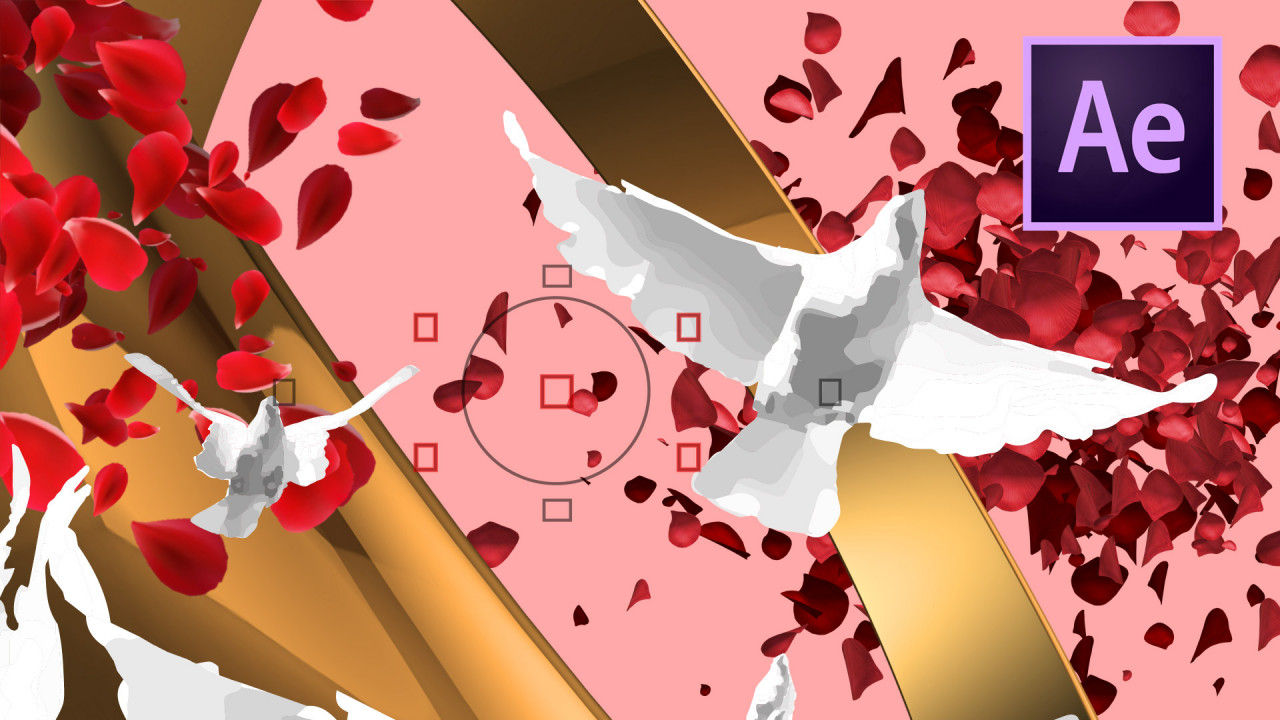 5个婚礼过渡素材库精选AE模板