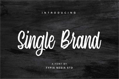 Single Brand Demo font素材之家精选英文字体