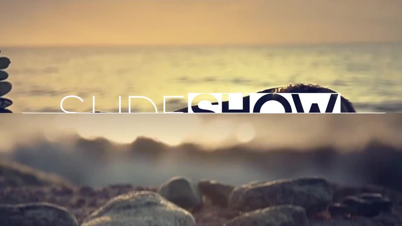 简单优雅的照片幻灯片素材库精选AE模板