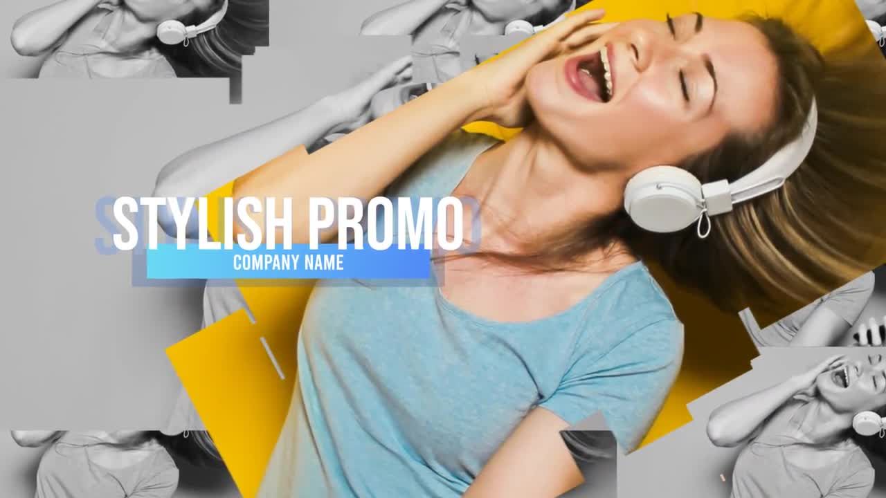 流畅的切割图形logo展示素材库精选AE模板