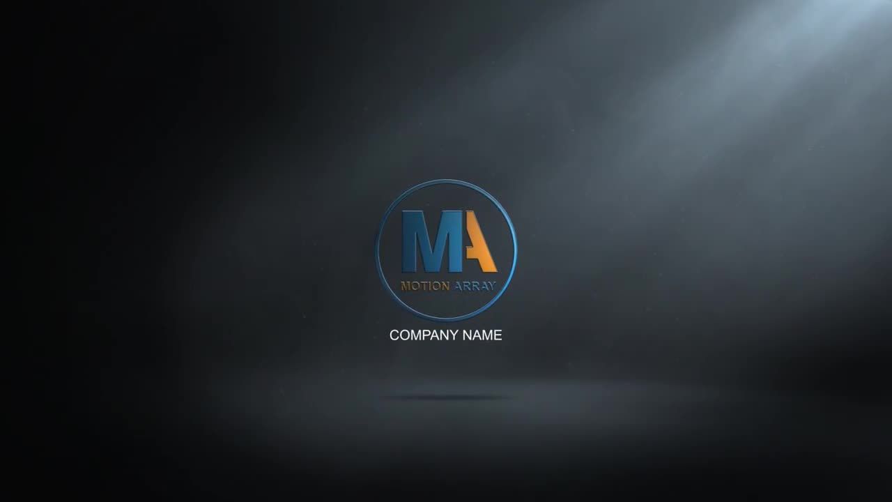 神秘而时尚的黑暗徽标显示素材库精选AE模板