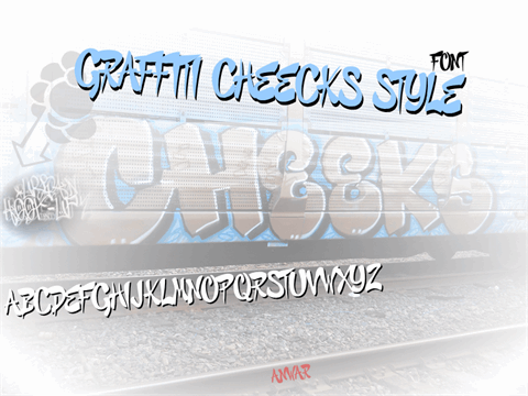 GRAFFITI CHEECKS STYLE – URBAN font素材之家精选英文字体