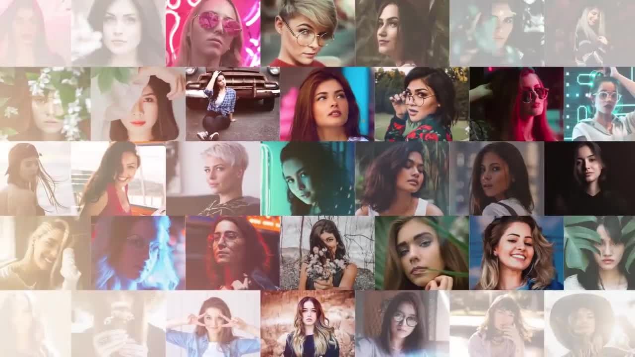 多张照片标志开瓶器素材库精选AE模板