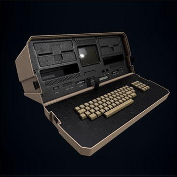 1981年手提电脑素材之家精选3D模型
