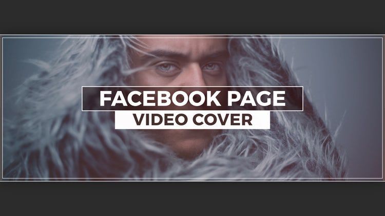 Facebook Video Cover文本动画素材库精选AE模板
