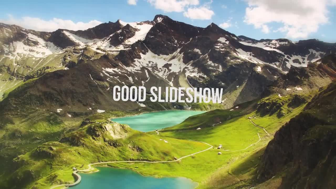 AE梦幻立体效果的幻灯片模板