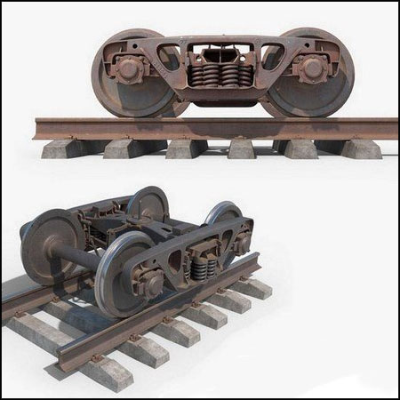 转向架轮对素材之家精选3D模型