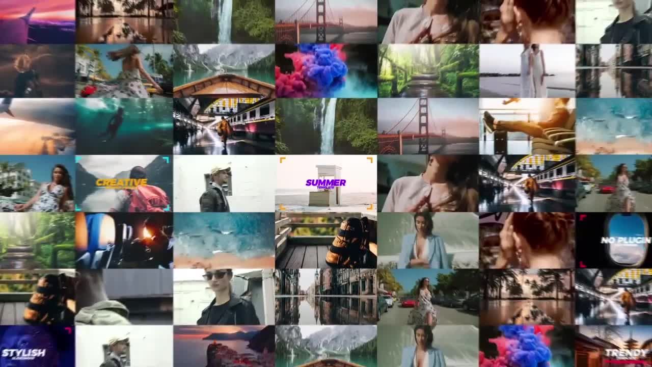 夏季创意开瓶器素材库精选AE模板