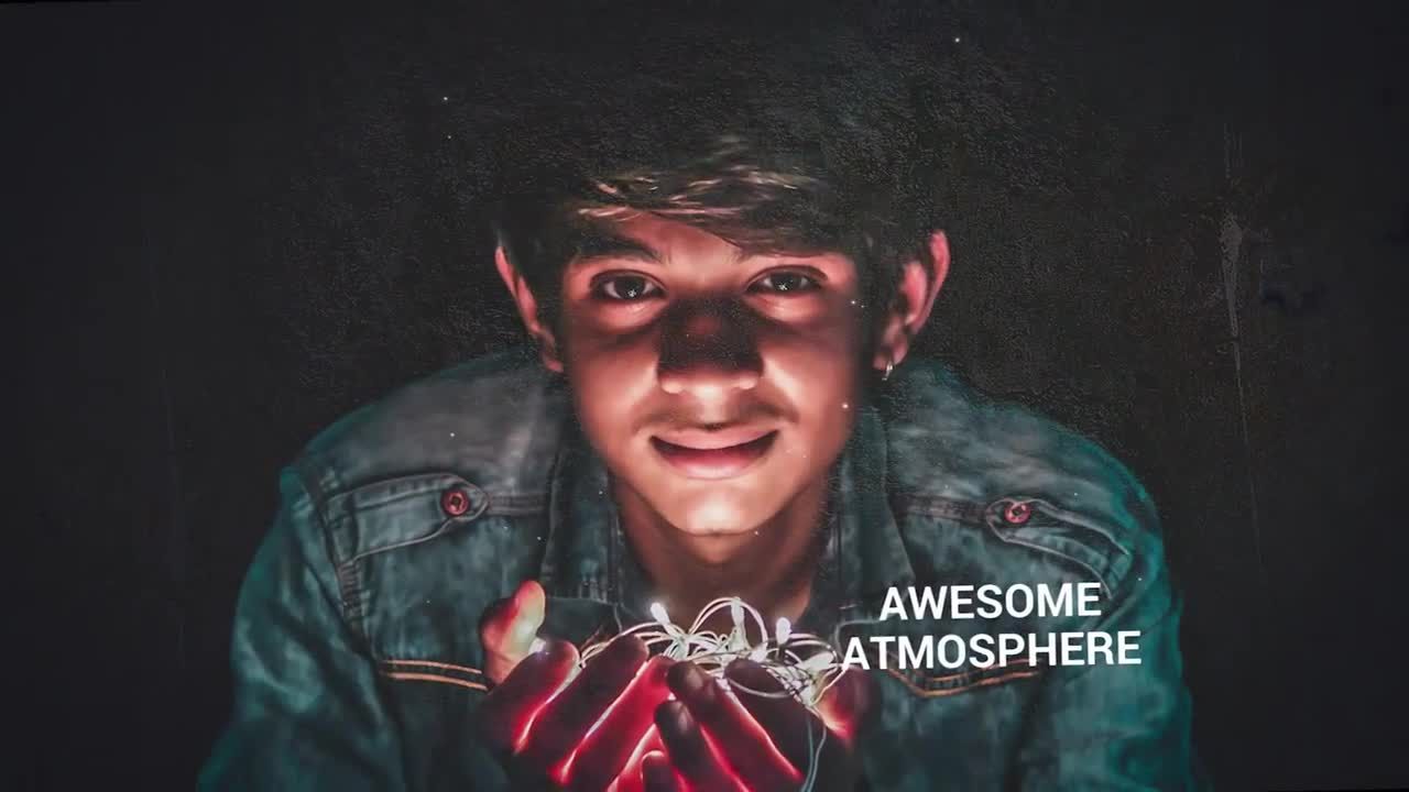 令人振奋的墨水照片过渡素材库精选PR模板