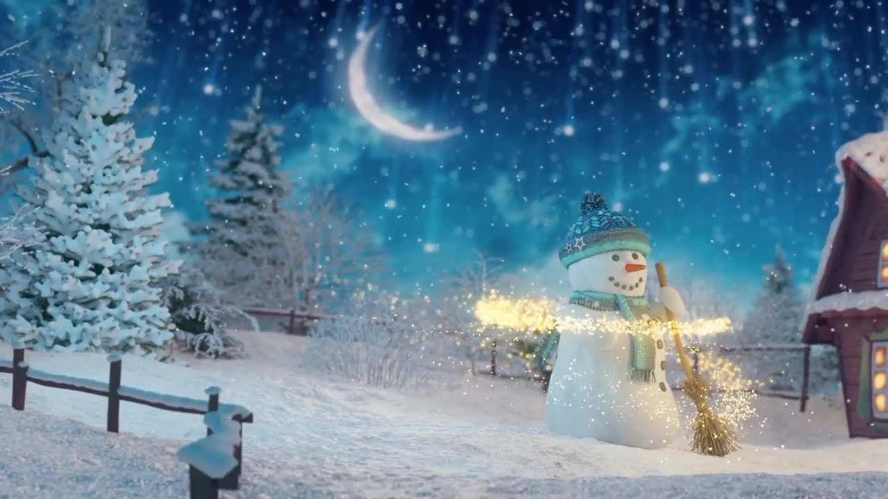 圣诞问候转场效果素材库精选AE模板