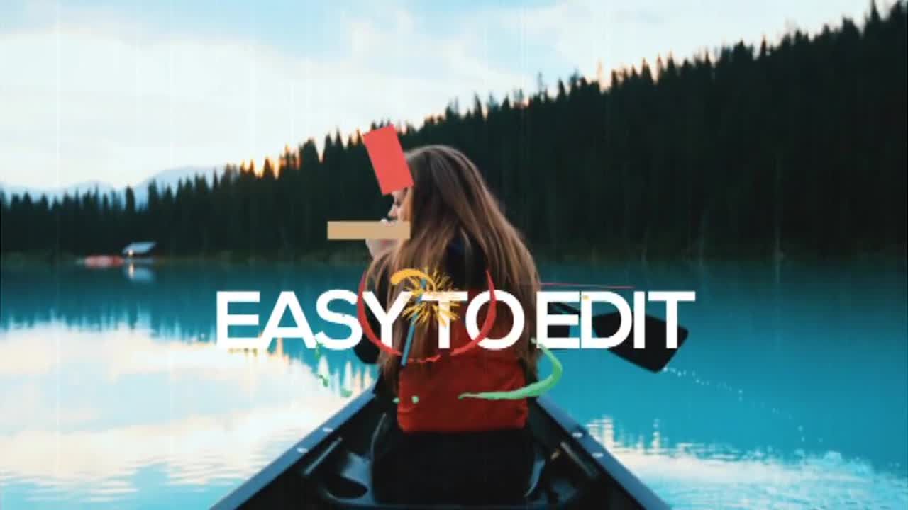 新鲜现代快速的幻灯片放映素材库精选AE模板