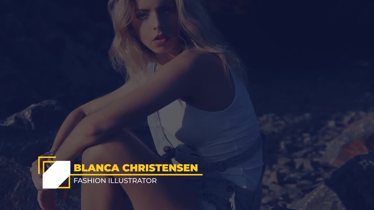 清新风格的清洁广告创造性动画下三分之一素材库精选AE模板