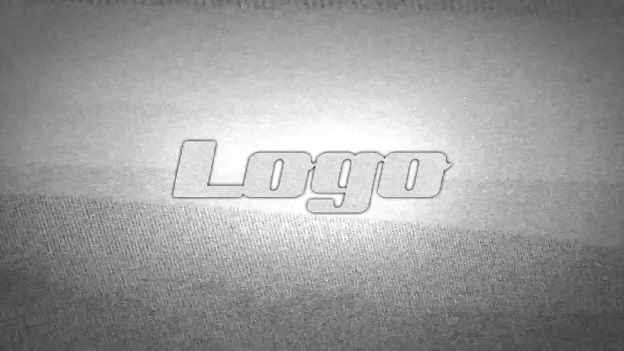 噪声徽标显示素材库精选AE模板