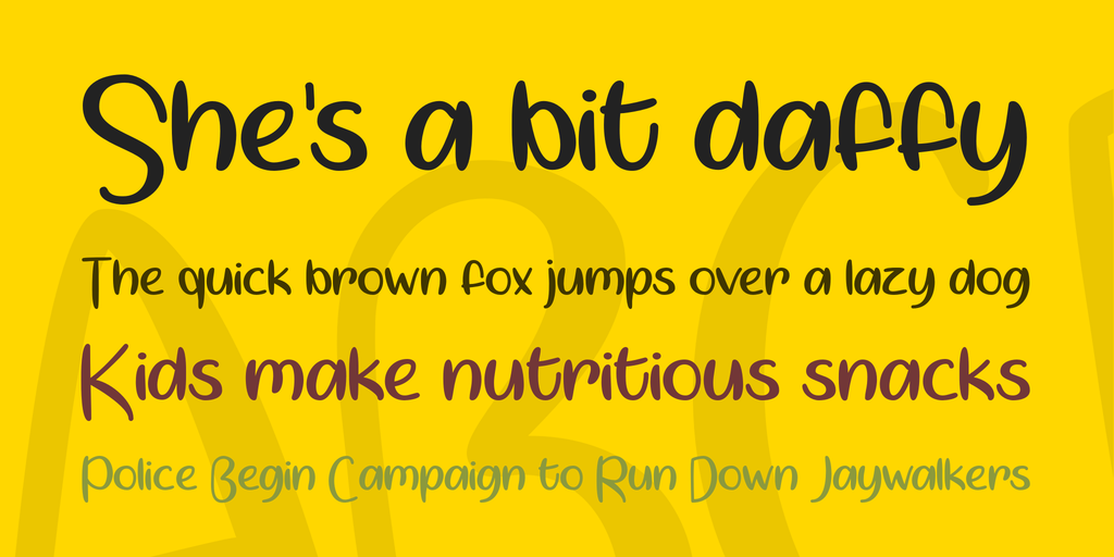 Springtime Sunshine Font插图1