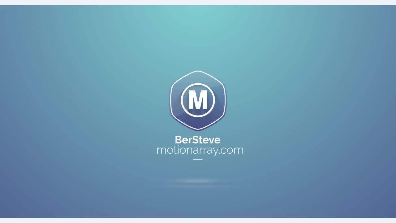 干净清新优雅的企业标志素材库精选AE模板