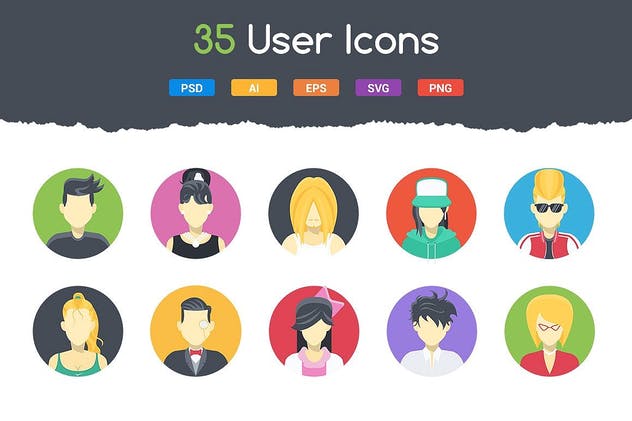 2500+枚32个分类综合图标合集 The Client Bundle 2,500+ Icons插图(1)