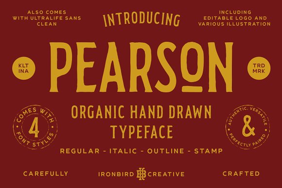 Pearson Typeface Font素材之家精选英文字体