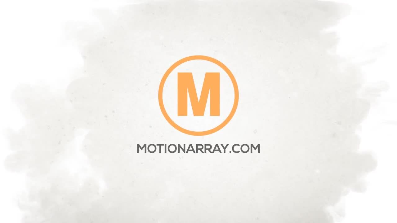 华丽的动画墨水滴Logo展示素材库精选AE模板