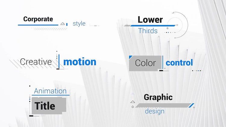 6个独特创意的动态动画标题素材库网精选fcpx模板