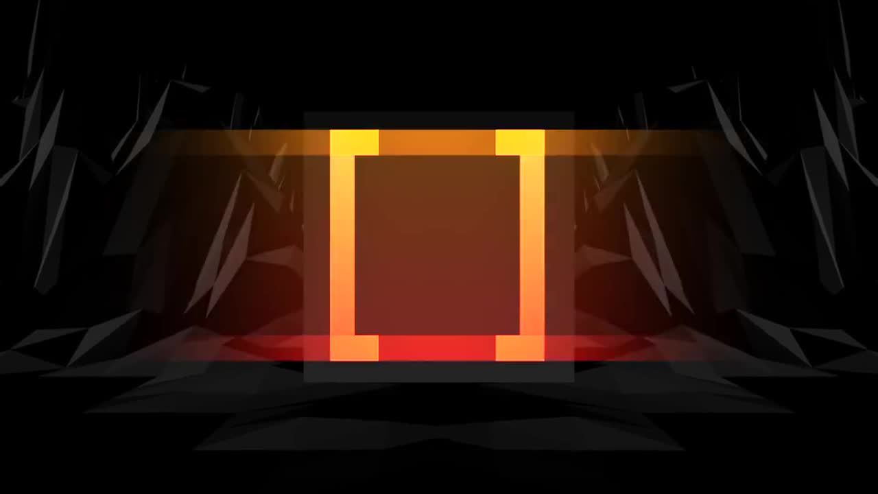 酷炫高科技信号损坏Logo动画素材库精选AE模板