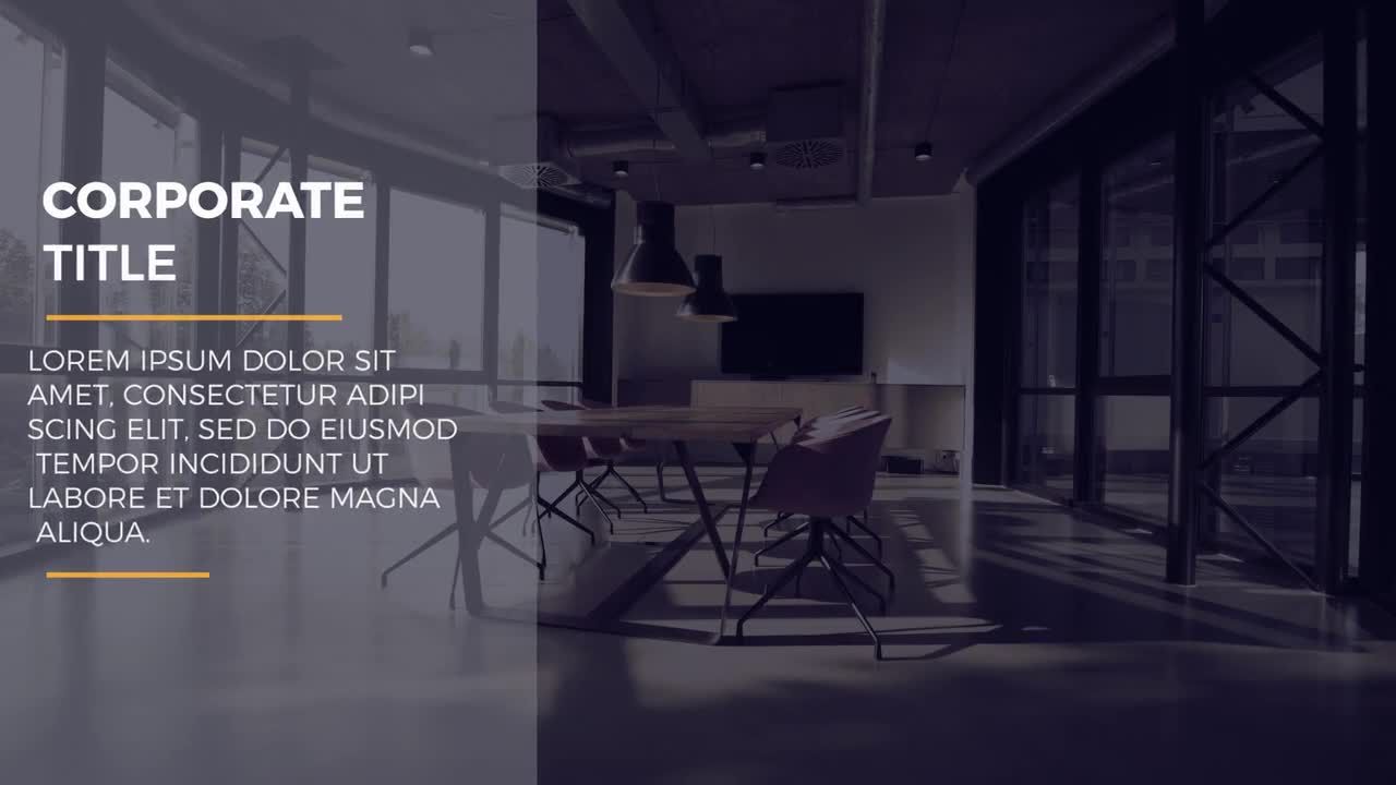 经典企业品牌宣传标题素材库精选AE模板