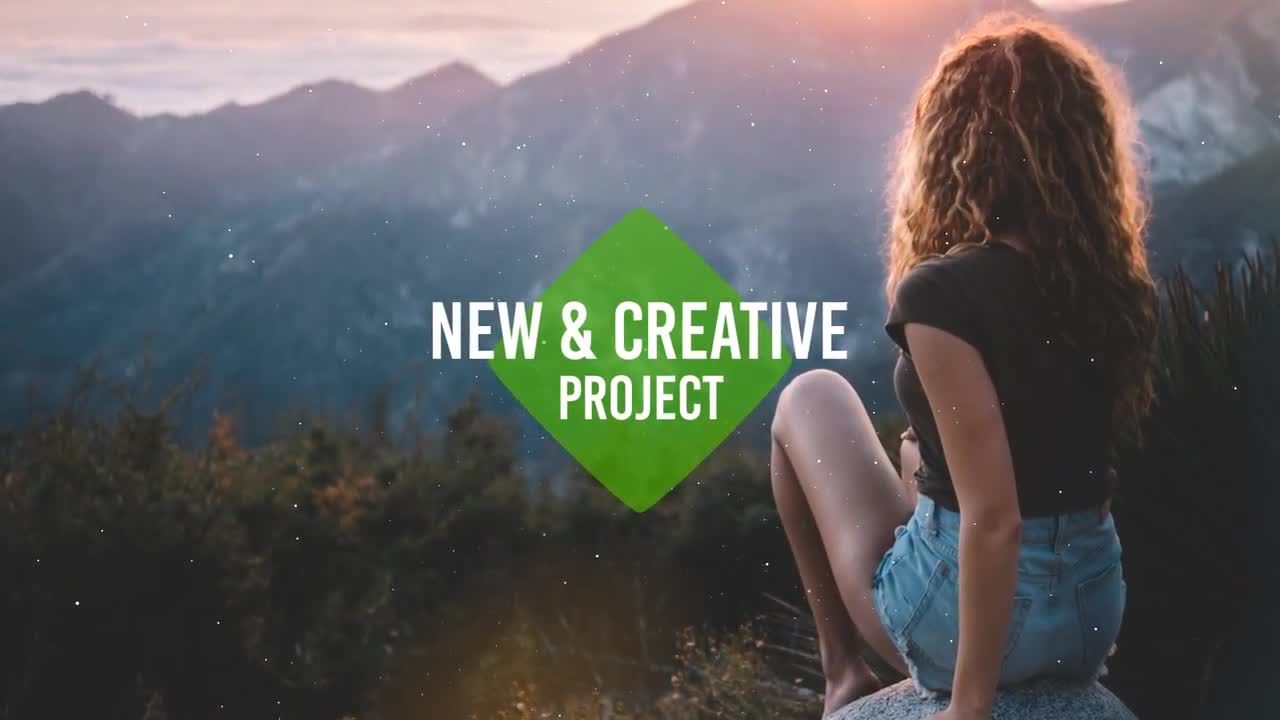 快速时尚活力现代过渡效果照片素材库精选AE模板