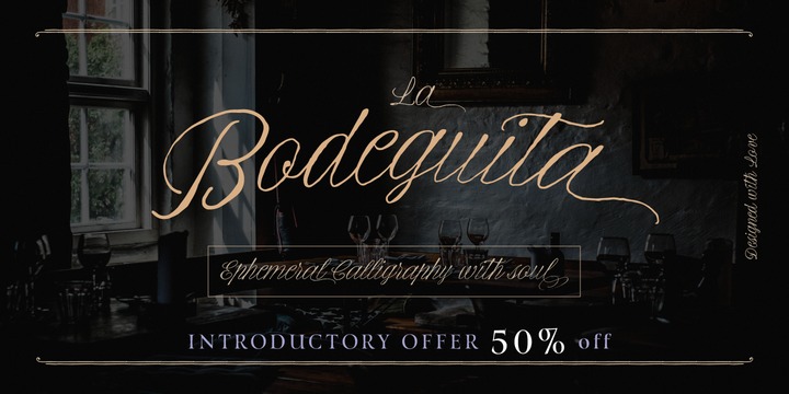 La Bodeguita Font Family素材之家精选英文字体